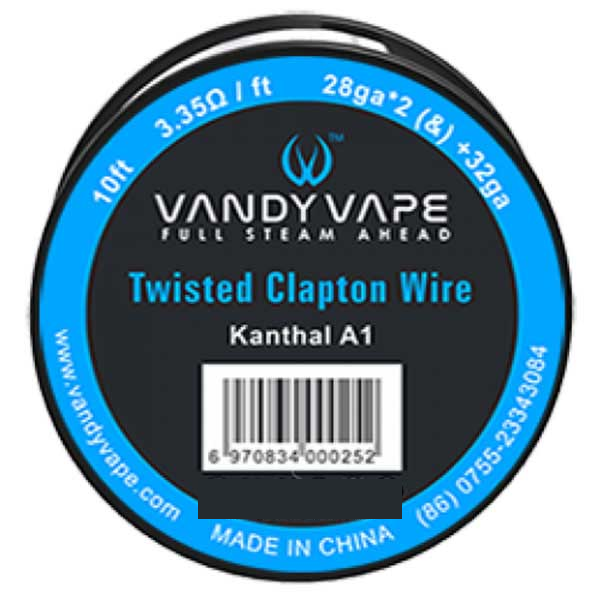 Vandy Vape Twisted Clapton Wire Kanthal A1 (28ga*2+32ga) 1