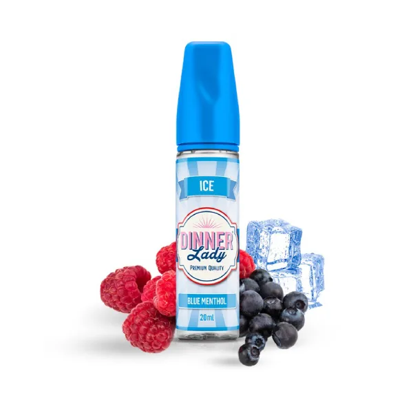 Blue Menthol Dinner Lady Shake & Vape 20ml (60ml)