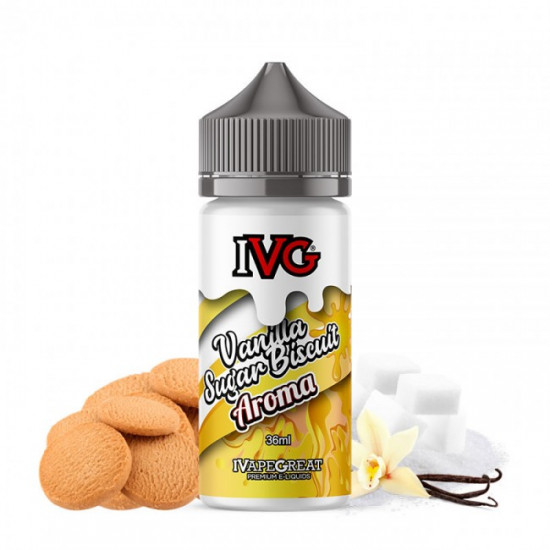 IVG Vanilla Sugar Biscuit Flavor Shots 120ml 1