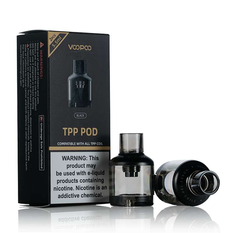 VooPoo TPP Pod Black 5.5ml (1τμχ) 2