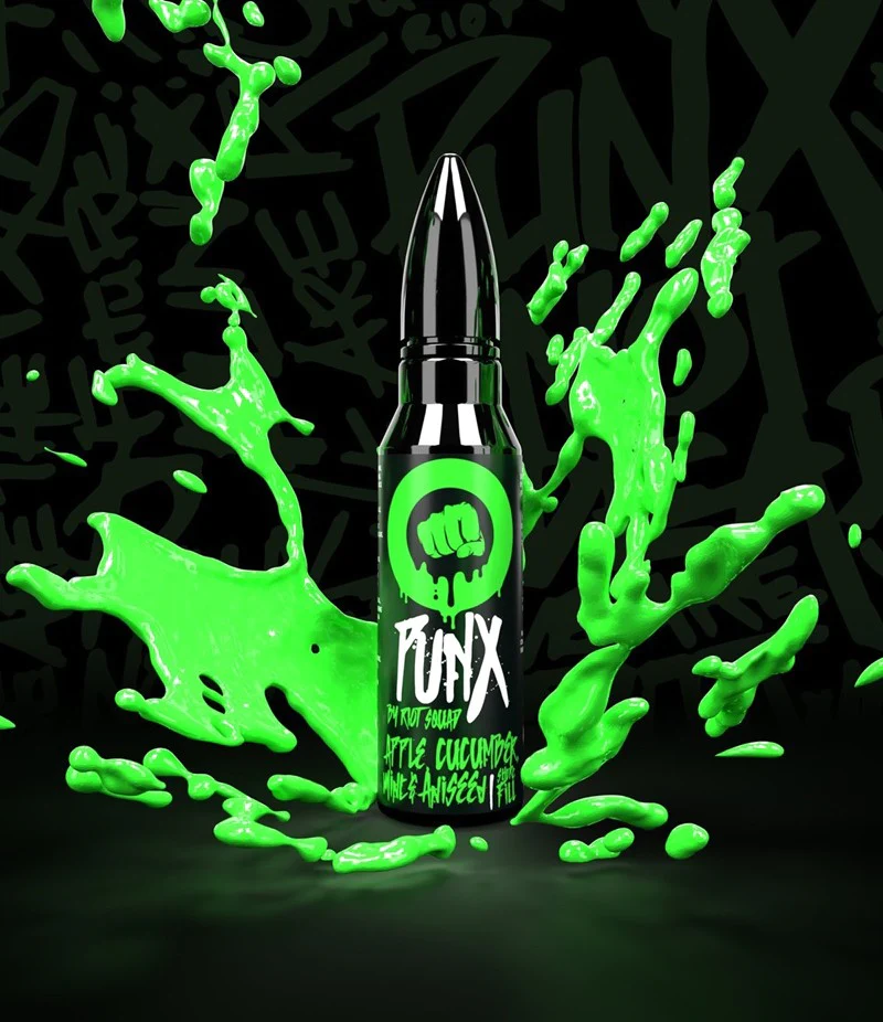 Riot Punx – Apple, Cucumber, Mint and Aniseed 20ml/60ml 2