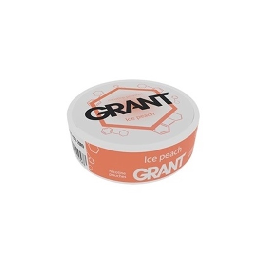 Grant Nicotine Pouches Ice Peach 20mg/g 1