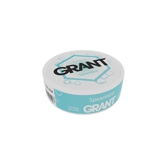 Grant Nicotine Pouches Spearmint 20mg/g 1