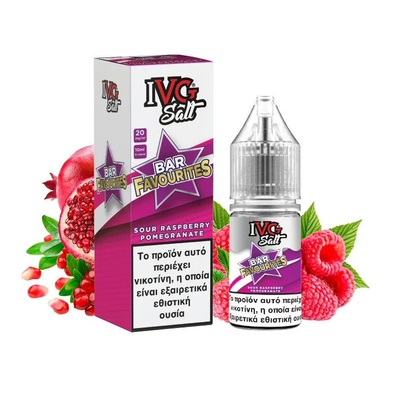 IVG Salt - Sour Rasberry Pomegranate 10ml - 20mg 1