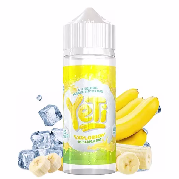 Yeti Iced Flavour Shot Banana 120ml