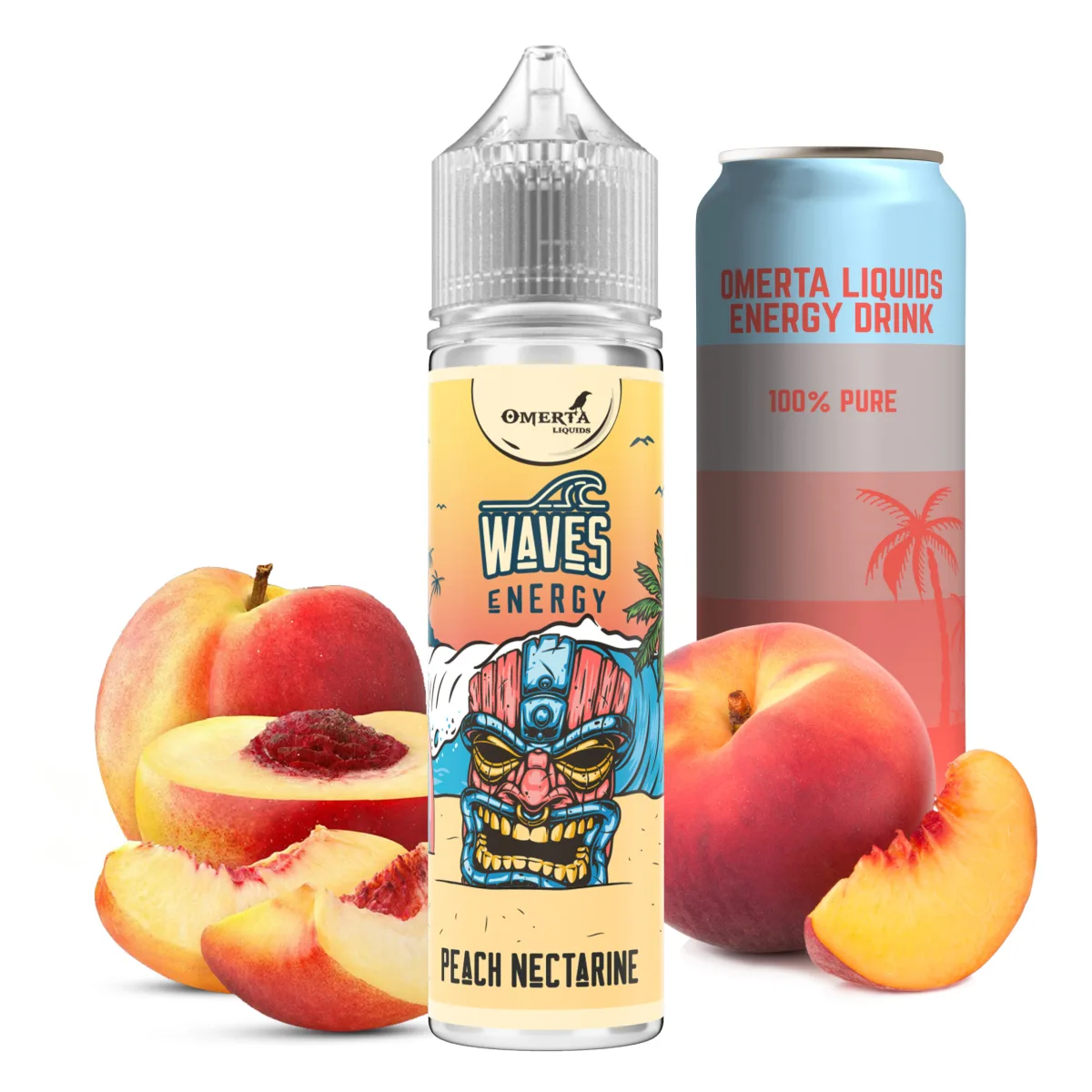 WAVES ENERGY PEACH NECTARINE 60ML 1