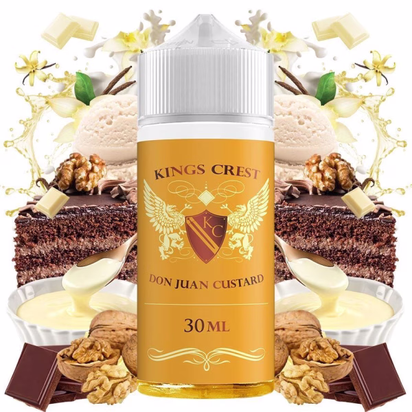 Kings Crest Flavor Shot Don Juan 30ml/120ml 1τμχ Custard