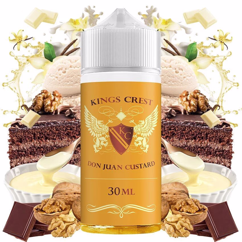 Kings Crest Flavor Shot Don Juan 30ml/120ml 1τμχ Custard 1