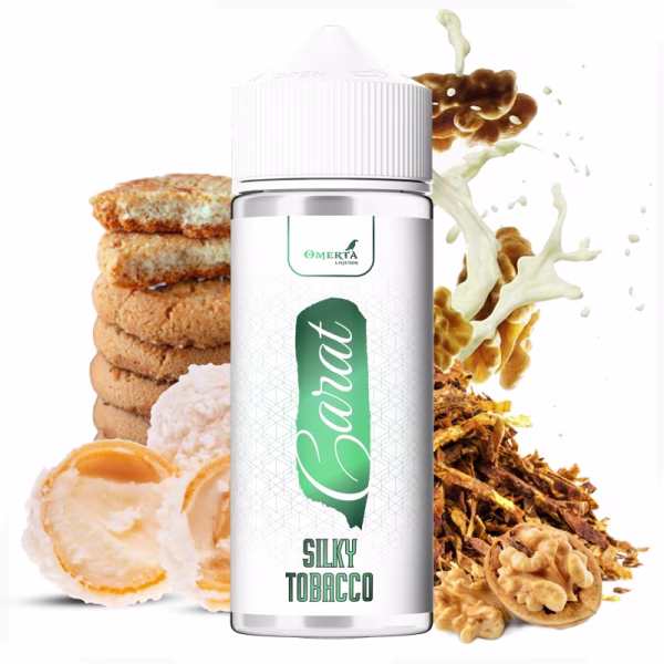 Carat by Omerta Liquids – Silky Tobacco 20ml/120ml (Καπνός, Καρύδα & Μπισκότο)