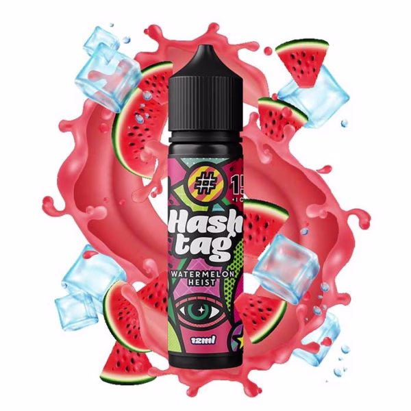 Hashtag – Watermelon Heist Ice #15 12ml/60ml (Καρπούζι & Πάγος)