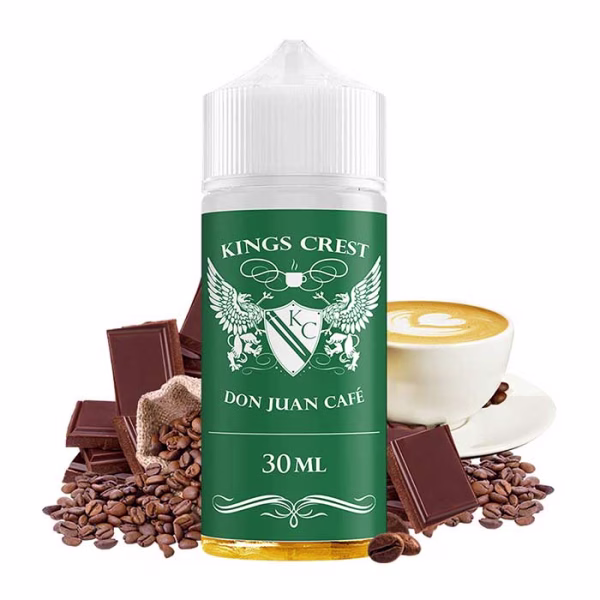 Kings Crest Don Juan Cafe 30ml/120ml (Καφές Μόκα & Σοκολάτα)