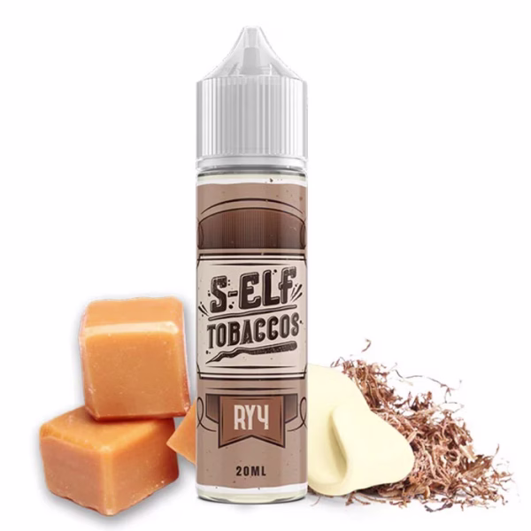 S-Elf Juice Tobaccos RY4 20ml/60ml (Καπνός, Βανίλια, Καραμέλα & Γκράχαμ Κράκερ)