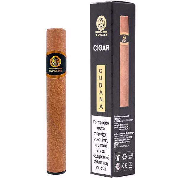 XO Havana Cubana 20mg 2ml (Καπνός Πούρου, Βανίλια & Ουίσκι) (Disposable)