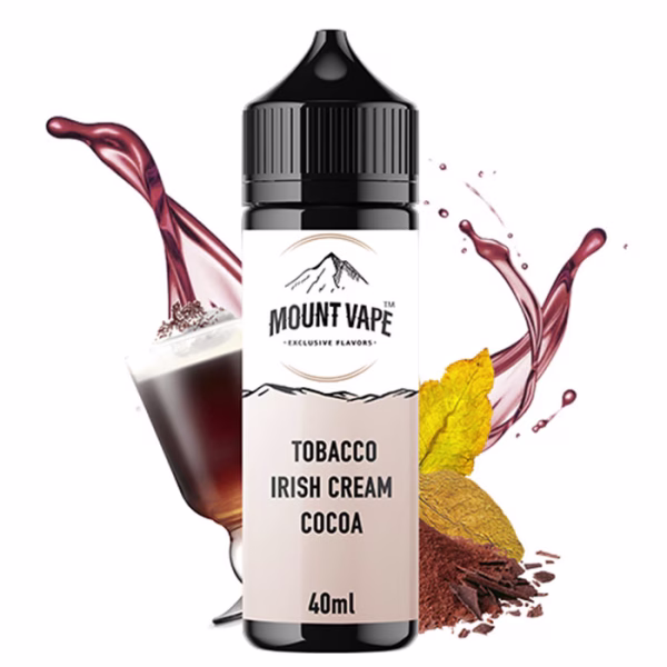 Mount Vape Tobacco Irish Cream Cocoa 40ml/120ml (Καπνός, Ιρλανδική Κρέμα & Κακάο) (Flavour Shots)