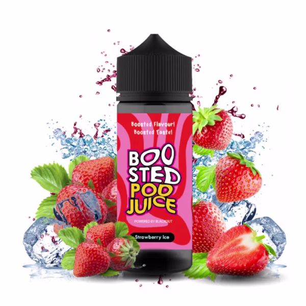 Blackout Boosted Pod Juice Strawberry Ice 24ml/120ml (Φράουλα & Πάγος) (Flavour Shots)