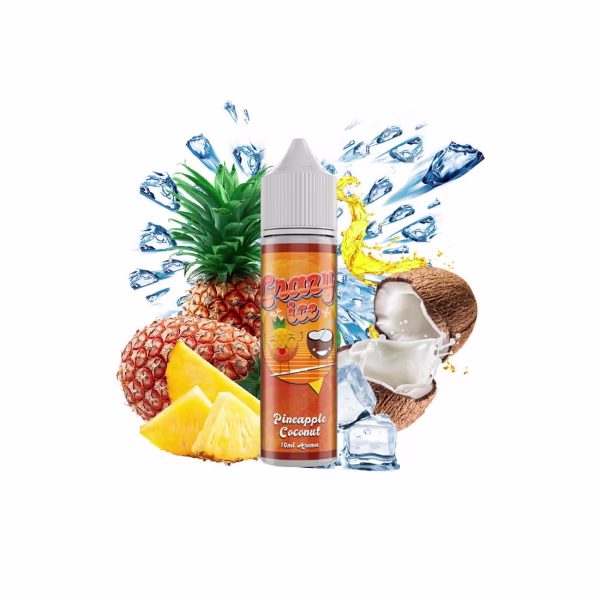 Steam City Crazy Ice Pineapple Coconut Flavour Shot 10/60ml