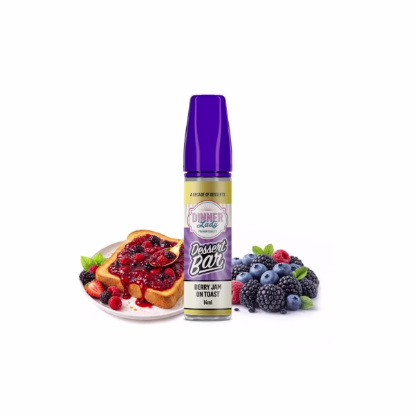 Dinner Lady Dessert Bar Berry Jam on Toast Flavour Shot 14/60ml