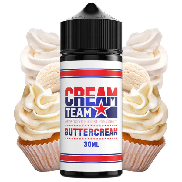 Cream Team Buttercream 30ml (120ml) – Kings Crest Flavorshots