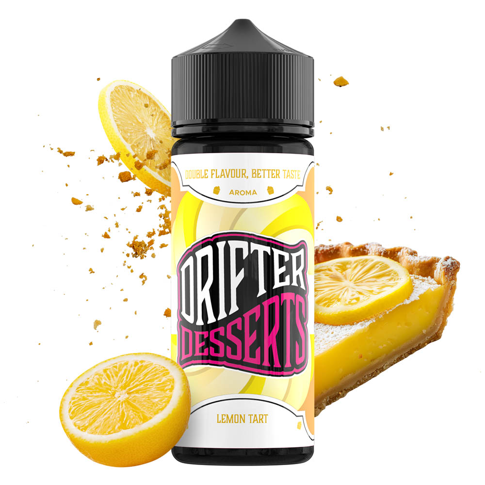 drifter-desserts-lemon-tart-flavor-shot-120ml Drifter Desserts Lemon Tart Flavor Shot 120ml - Image 1
