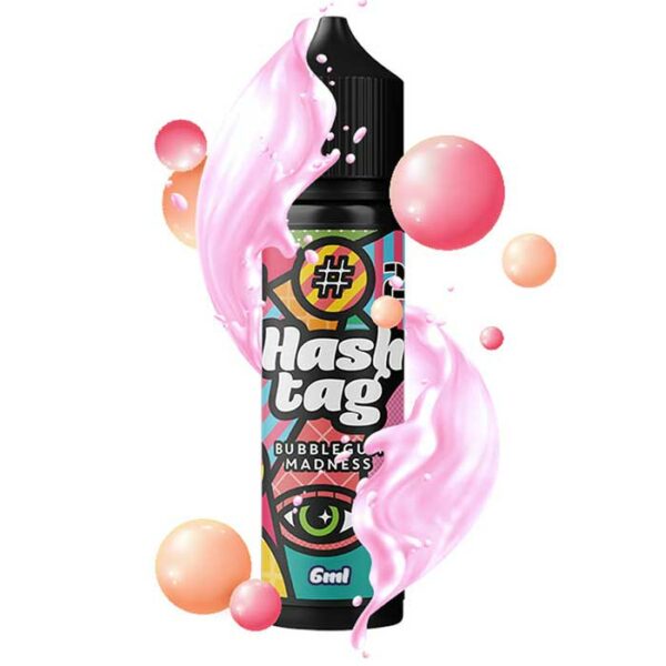 Hashtag – Bubblegum Madness #20 6ml/60ml (Τσιχλόφουσκα) (Flavour Shots)