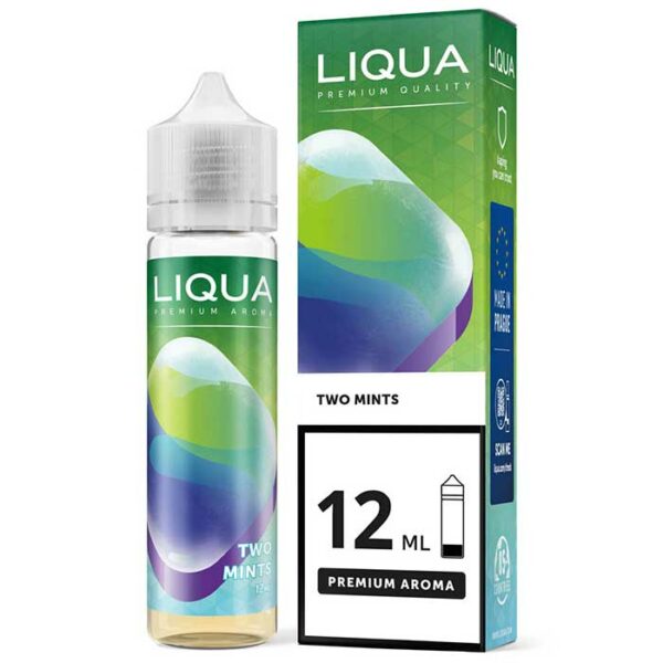 Liqua Two Mints 12ml/60ml (Μέντα, Δυόσμος & Βανίλια) (Flavour Shots)