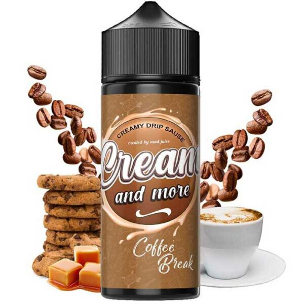 Mad Juice – Coffee Break 30ml/120ml (Καφές, Μπισκότο & Κρέμα) (Flavour Shots)