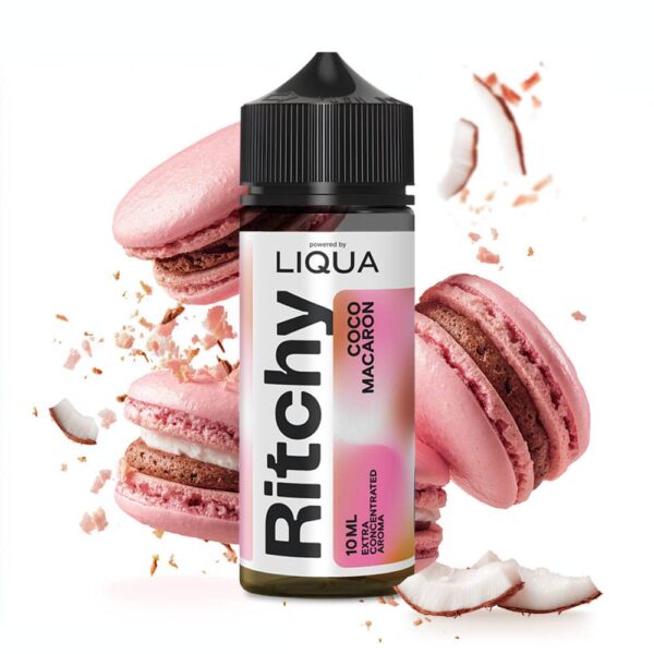 Ritchy Coco Macaroon 10ml/120ml (Μακαρόν & Καρύδα)