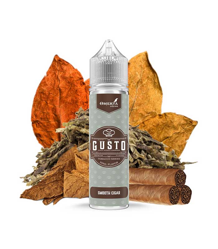 gusto-smooth-cigar-10ml-60ml-pouro-kouvas-flavour-shots Gusto Smooth Cigar 10ml/60ml (Πούρο Κούβας) (Flavour Shots) - Image 1