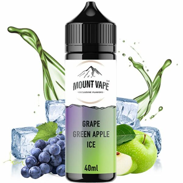 Mount Vape Grape Green Apple Ice 40ml/120ml (Σταφύλι, Μήλο & Πάγος) (Flavour Shots)