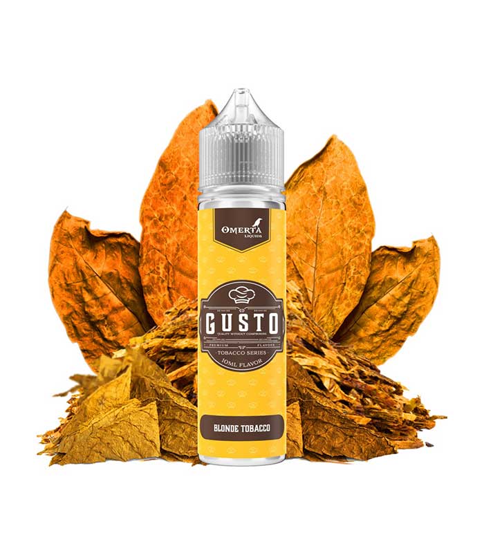 omerta-gusto-blonde-tobacco-10ml-60ml-kapnos-virtzinia-flavour-shots Omerta Gusto – Blonde Tobacco 10ml/60ml (Καπνός Βιρτζίνια) (Flavour Shots) - Image 1