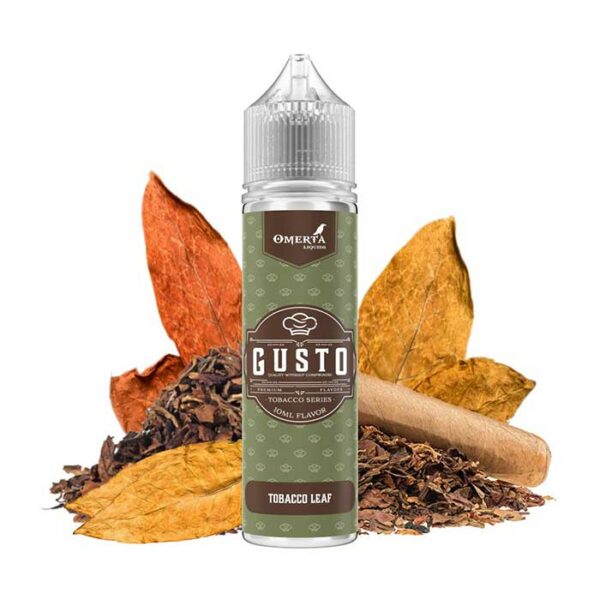 Omerta Gusto – Tobacco Leaf 10ml/60ml (Καπνός, Καραμέλα) (Flavour Shots)