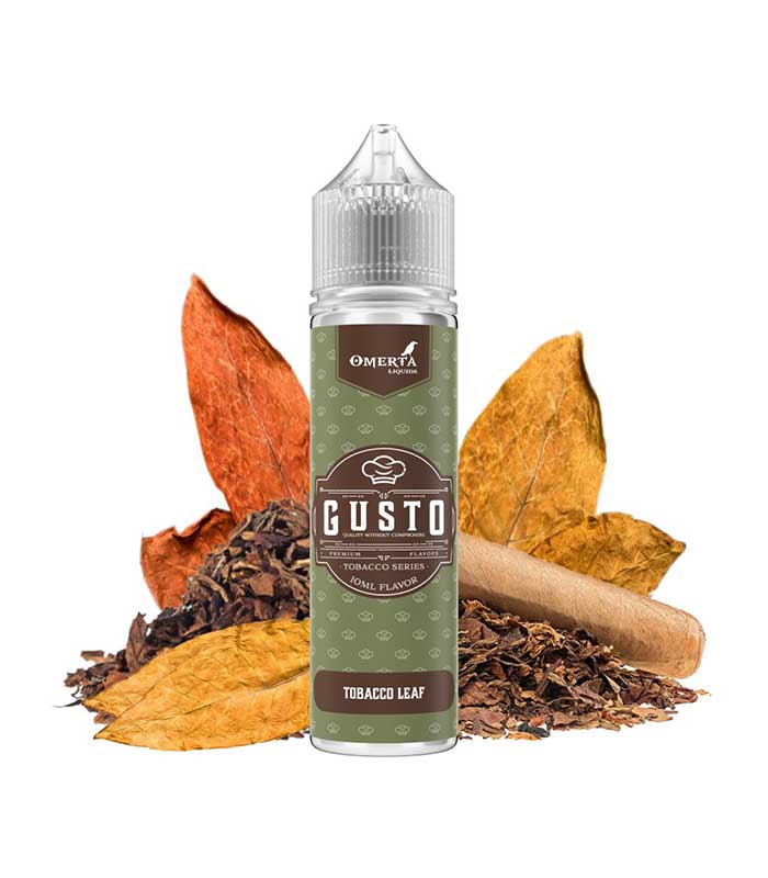 omerta-gusto-tobacco-leaf-10ml-60ml-kapnos-karamela-flavour-shots Omerta Gusto – Tobacco Leaf 10ml/60ml (Καπνός, Καραμέλα) (Flavour Shots) - Image 1