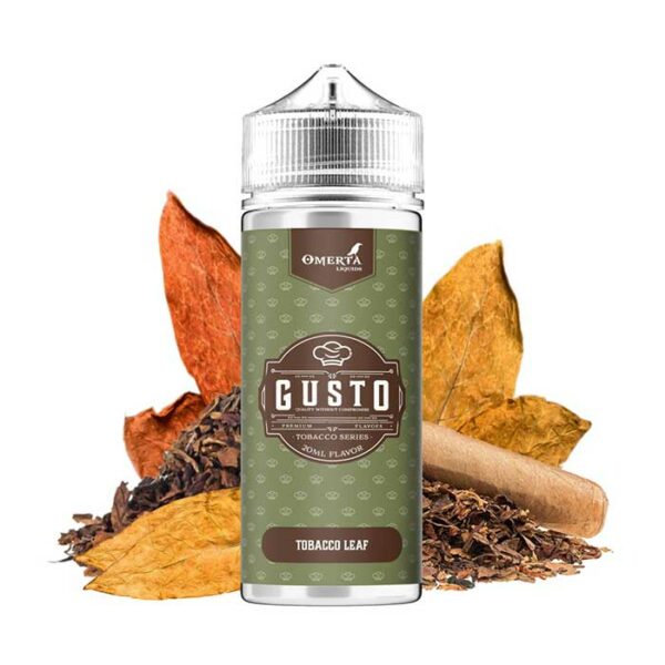 Omerta Gusto – Tobacco Leaf 20ml/120ml (Καπνός & Καραμέλα) (Flavour Shots)