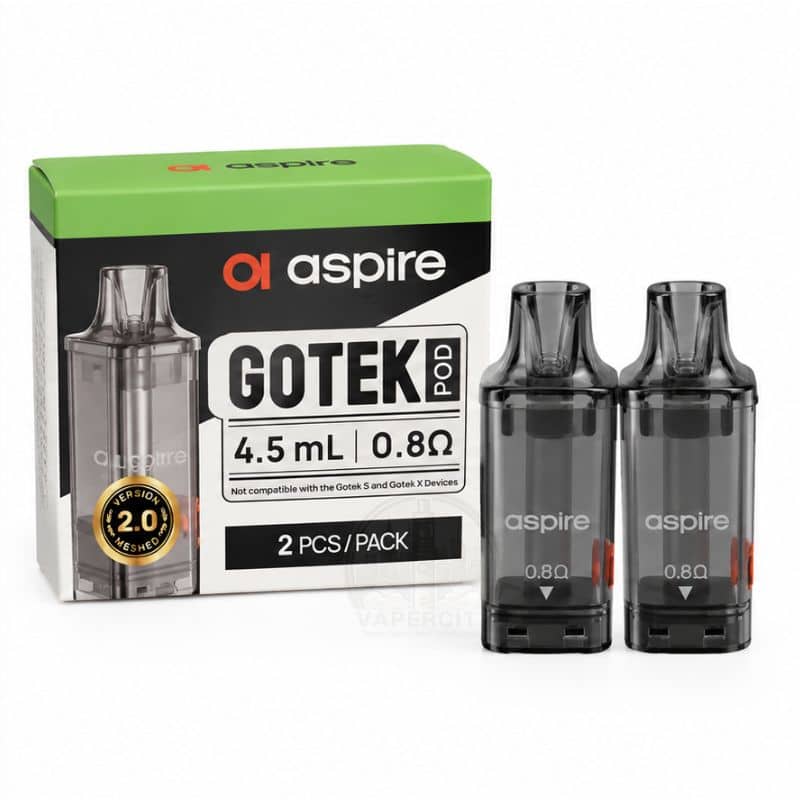 aspire-gotek-pod-v2-4-5ml-antallaktiko-pod-0.8ohm Aspire GoTek Pod V2 4.5ml Ανταλλακτικό Pod - Image 1