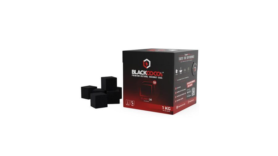 Blackcoco’s Καρβουνάκια Καρύδας 26mm 64τμχ 1kg Κάρβουνα BLACKCOCO Charcoal 1Kg 26mm - Image 1