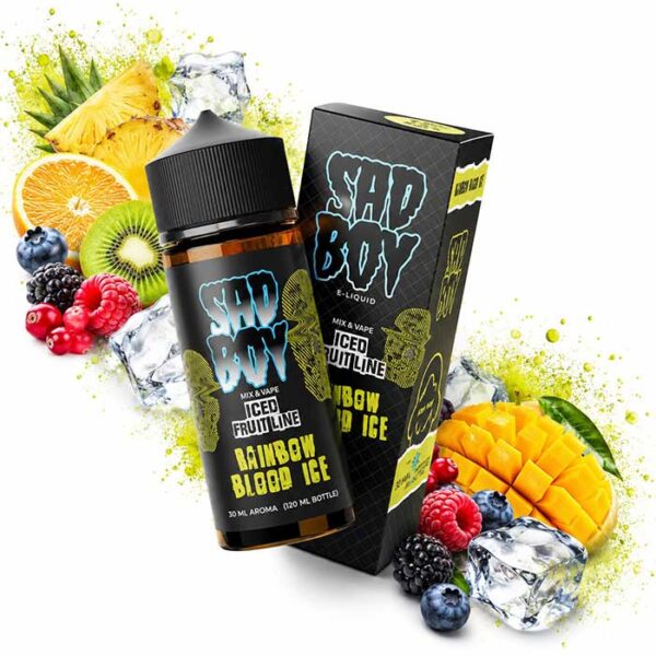 Sad Boy Rainbow Blood Ice 30ml/120ml (Τροπικά Φρούτα & Πάγος) (Flavour Shots)