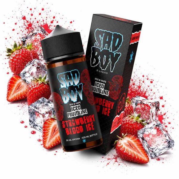 Sad Boy Strawberry Blood Ice 30ml/120ml (Φράουλα & Πάγος) (Flavour Shots)